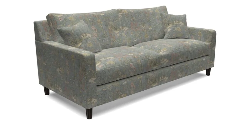 Stopham 3 Seater Sofa in Two Tone Plain Biscuit
