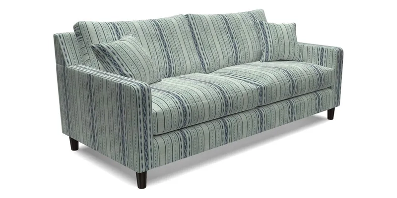 Stopham 3 Seater Sofa in Two Tone Plain Biscuit