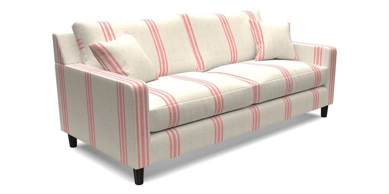 Stopham 3 Seater Sofa in Two Tone Plain Biscuit