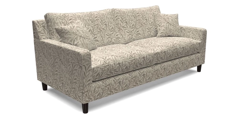 Stopham 3 Seater Sofa in Two Tone Plain Biscuit