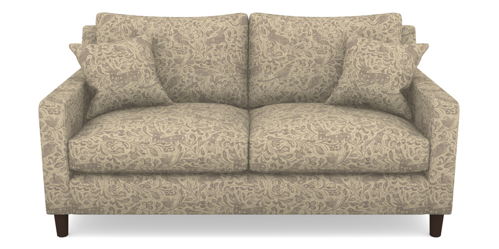 Product photograph of Stopham 2 5 Seater Sofa In V A Drawn From Nature - Bird And Rabbit - Grey from Sofas and Stuff Limited