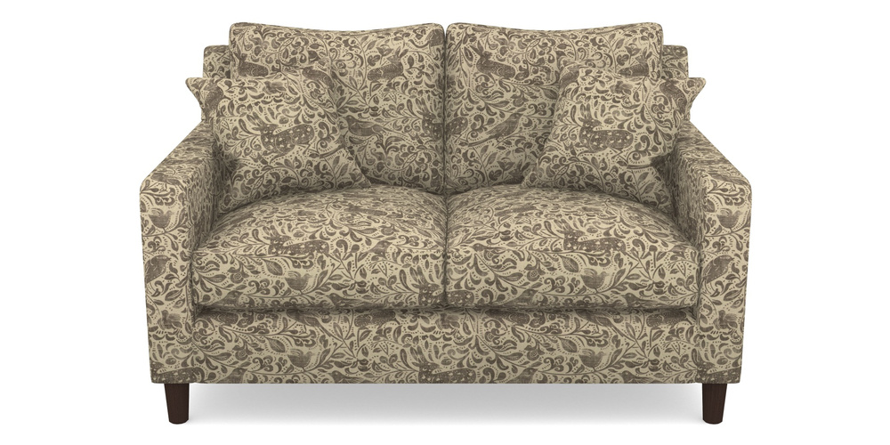 Product photograph of Stopham 2 Seater Sofa In V A Drawn From Nature - Bird And Rabbit - Brown from Sofas and Stuff Limited