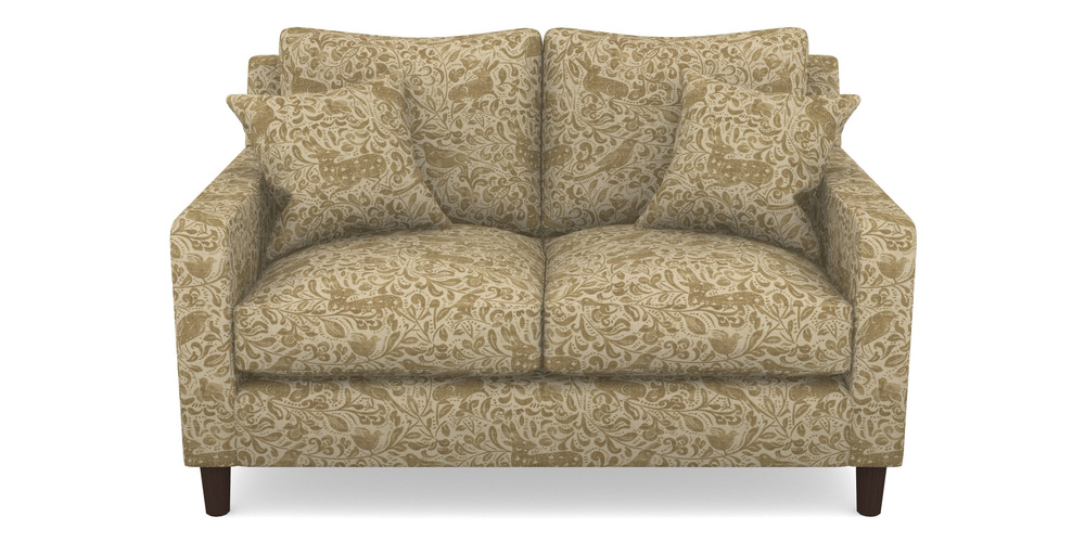 Product photograph of Stopham 2 Seater Sofa In V A Drawn From Nature - Bird And Rabbit - Gold from Sofas and Stuff Limited