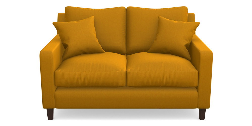 Product photograph of Stopham 2 Seater Sofa In House Velvet - Saffron from Sofas and Stuff Limited