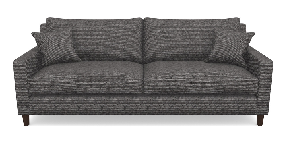 Product photograph of Stopham 4 Seater Sofa In Aqua Clean Oban - Jet from Sofas and Stuff Limited