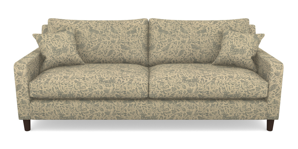 Product photograph of Stopham 4 Seater Sofa In V A Drawn From Nature - Bird And Rabbit - Duck Egg from Sofas and Stuff Limited