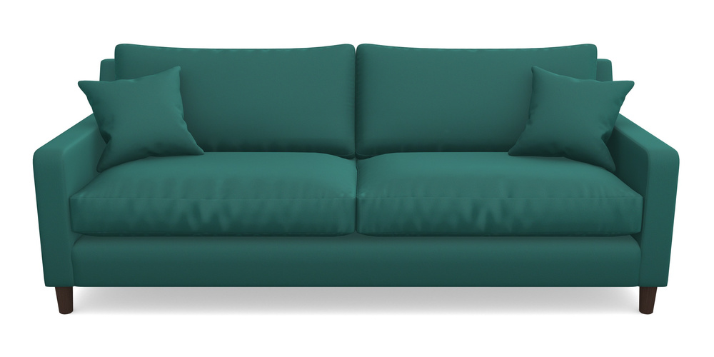 Product photograph of Stopham 4 Seater Sofa In Clever Glossy Velvet - Kingfisher from Sofas and Stuff Limited