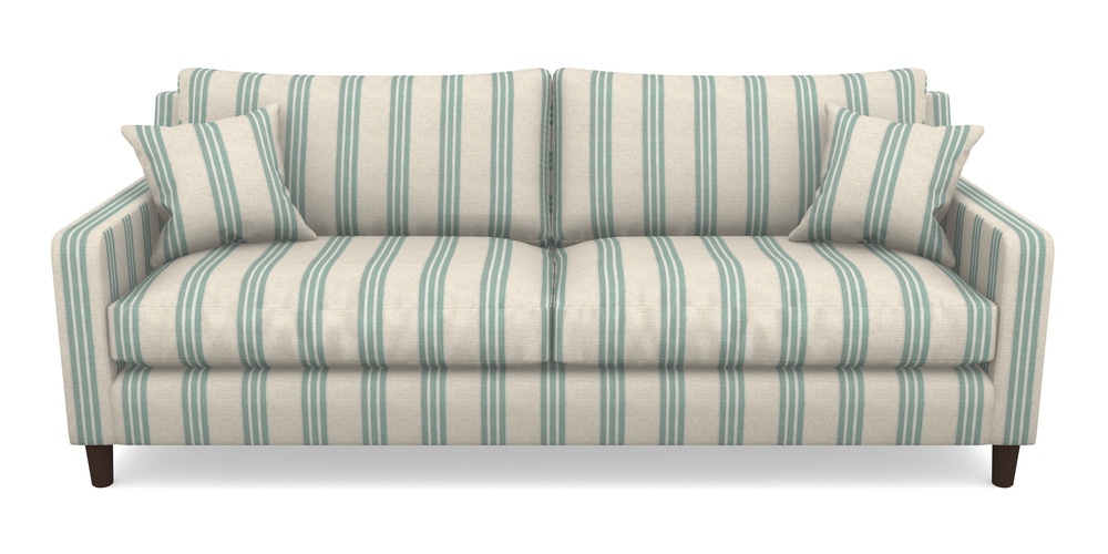 Product photograph of Stopham 4 Seater Sofa In Cloth 18 Stripes - Bengal - Basil from Sofas and Stuff Limited