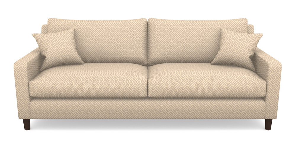 Product photograph of Stopham 4 Seater Sofa In Cloth 18 - Key - Berry from Sofas and Stuff Limited