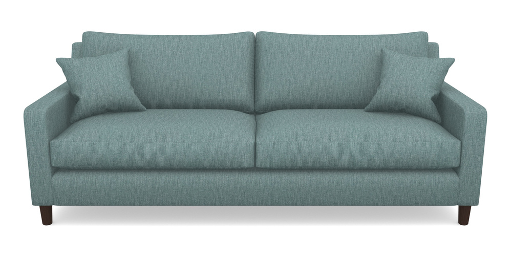 Product photograph of Stopham 4 Seater Sofa In Clever Cotton Mix - Teal from Sofas and Stuff Limited