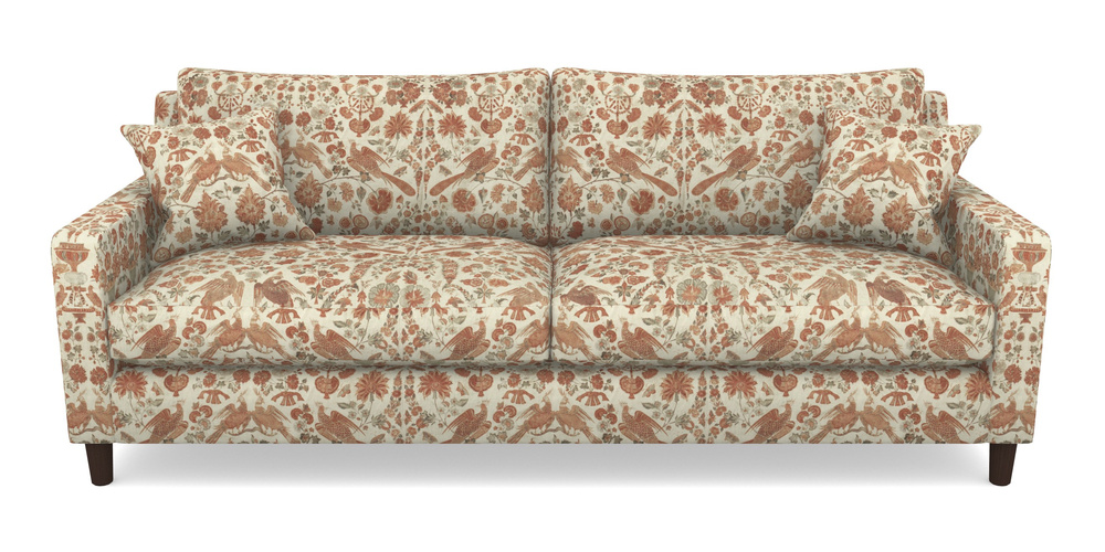 Product photograph of Stopham 4 Seater Sofa In V A Brompton Collection - Coromandel - Terracotta from Sofas and Stuff Limited