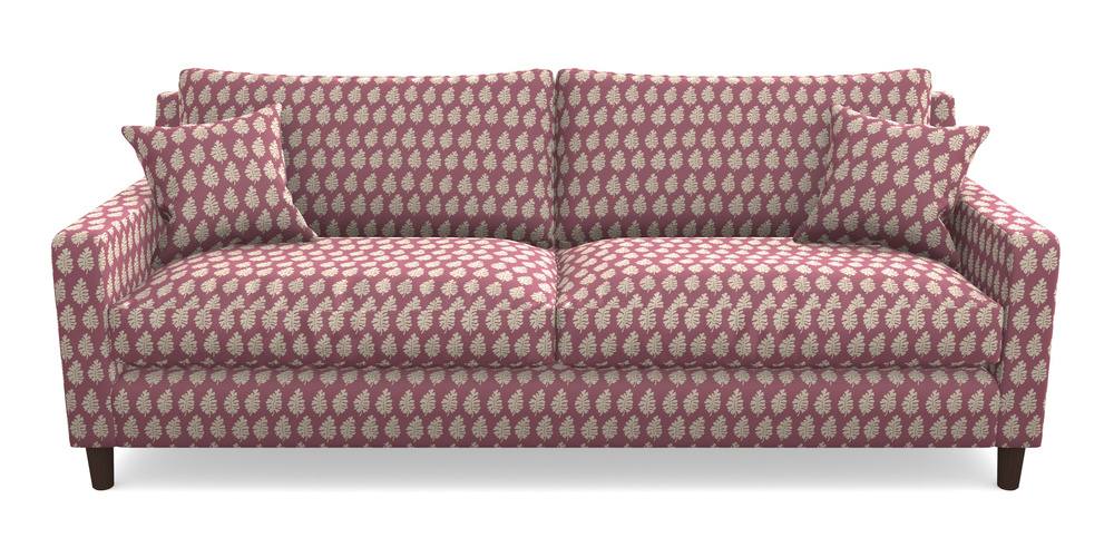 Product photograph of Stopham 4 Seater Sofa In Cloth 21 - Oak Leaf - Cassis from Sofas and Stuff Limited