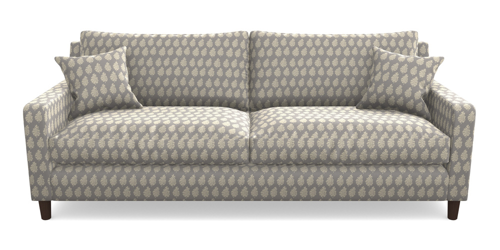 Product photograph of Stopham 4 Seater Sofa In Cloth 21 - Oak Leaf - Magnesium from Sofas and Stuff Limited