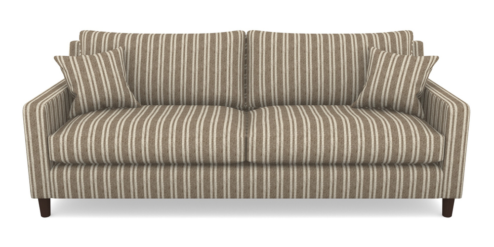 Product photograph of Stopham 4 Seater Sofa In Cloth 22 - Barcode - Peat from Sofas and Stuff Limited