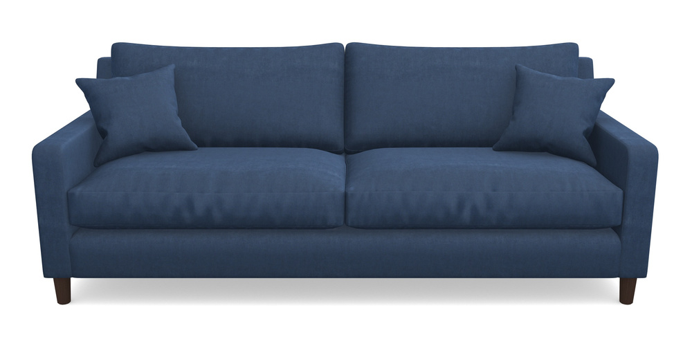 Product photograph of Stopham 4 Seater Sofa In Clever Tough And Eco Velvet - Agean from Sofas and Stuff Limited