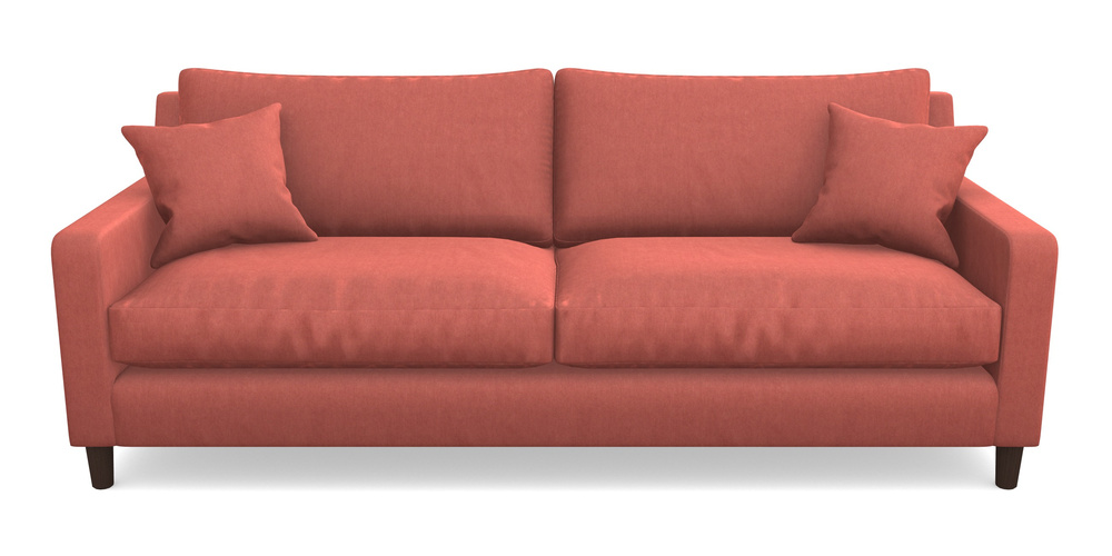 Product photograph of Stopham 4 Seater Sofa In Clever Tough And Eco Velvet - Damson from Sofas and Stuff Limited