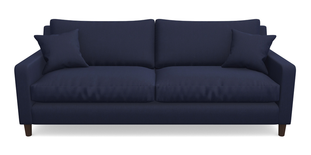 Product photograph of Stopham 4 Seater Sofa In Clever Tough And Eco Velvet - Indigo from Sofas and Stuff Limited