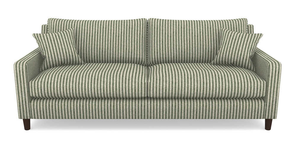 Product photograph of Stopham 4 Seater Sofa In Cloth 22 - Pinstripe - Courgette from Sofas and Stuff Limited