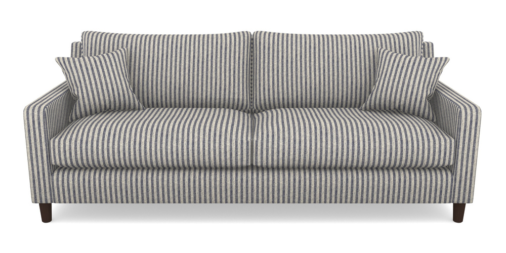 Product photograph of Stopham 4 Seater Sofa In Cloth 22 - Pinstripe - Deep Water from Sofas and Stuff Limited