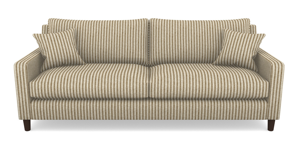Product photograph of Stopham 4 Seater Sofa In Cloth 22 - Pinstripe - Fallen Leaf from Sofas and Stuff Limited