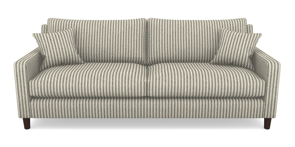 Product photograph of Stopham 4 Seater Sofa In Cloth 22 - Pinstripe - Seal from Sofas and Stuff Limited