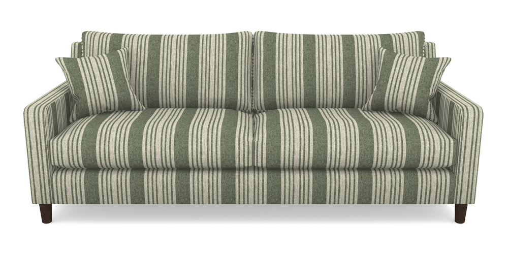 Product photograph of Stopham 4 Seater Sofa In Cloth 22 - Bayadere - Courgette from Sofas and Stuff Limited