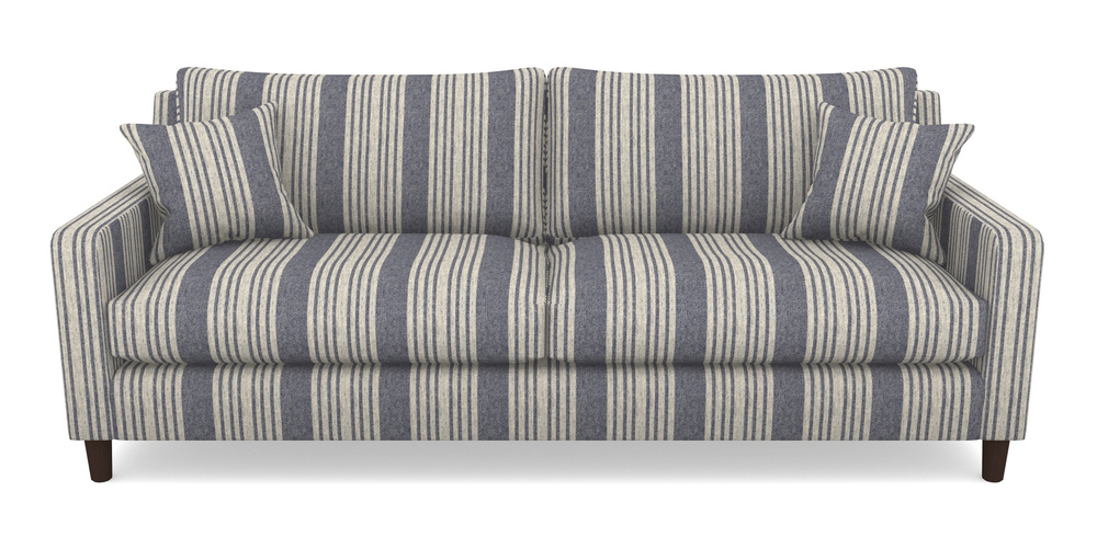 Product photograph of Stopham 4 Seater Sofa In Cloth 22 - Bayadere - Deep Water from Sofas and Stuff Limited