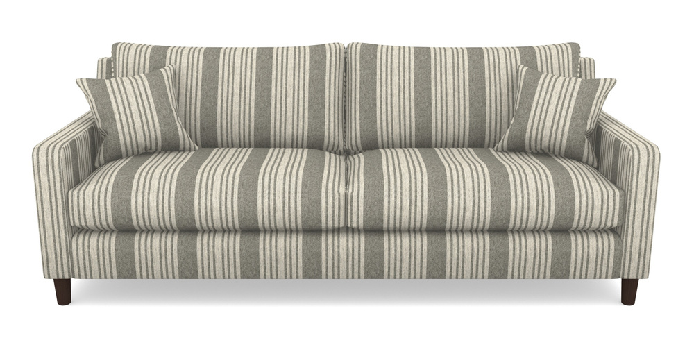 Product photograph of Stopham 4 Seater Sofa In Cloth 22 - Bayadere - Seal from Sofas and Stuff Limited