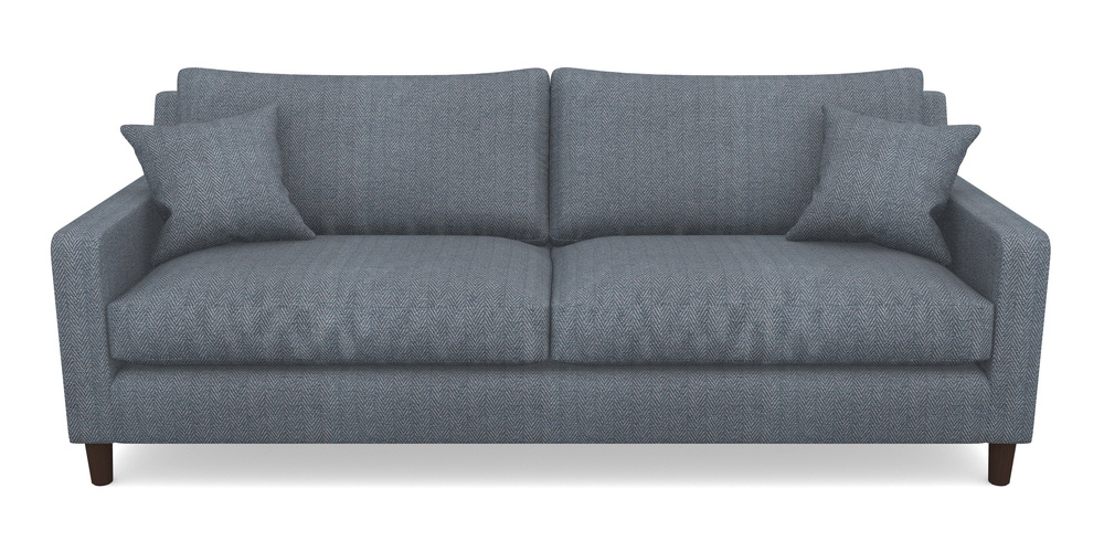Product photograph of Stopham 4 Seater Sofa In Dundee Herringbone - Denim from Sofas and Stuff Limited