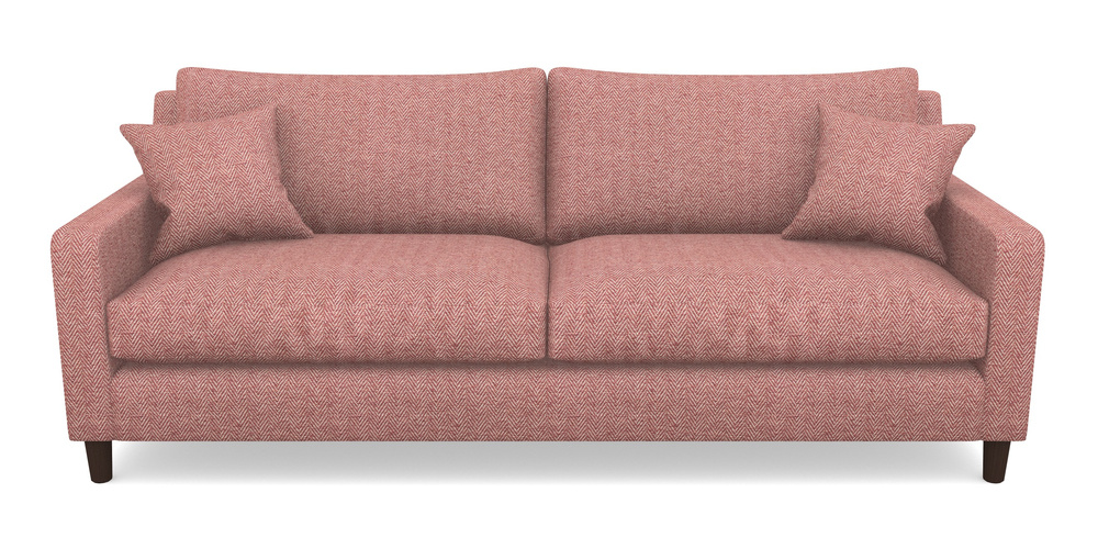 Product photograph of Stopham 4 Seater Sofa In Dundee Herringbone - Rose from Sofas and Stuff Limited