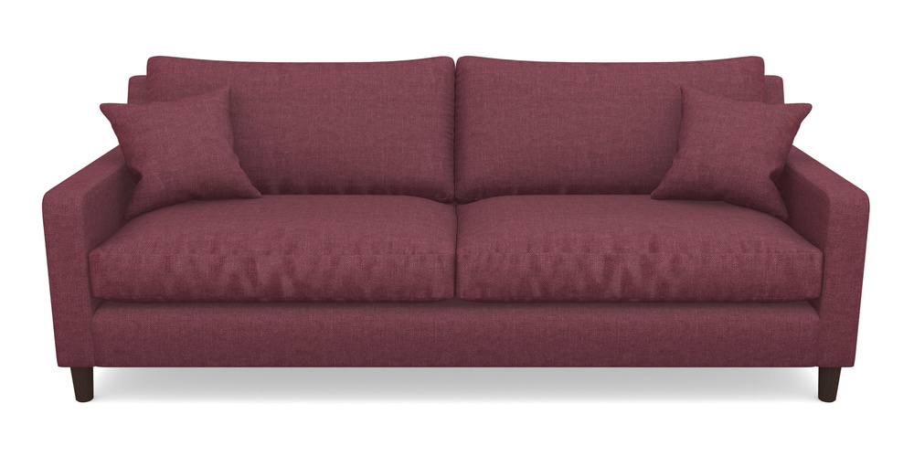 Product photograph of Stopham 4 Seater Sofa In Easy Clean Plain - Chianti from Sofas and Stuff Limited