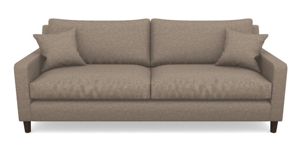 Product photograph of Stopham 4 Seater Sofa In Easy Clean Plain - Camel from Sofas and Stuff Limited