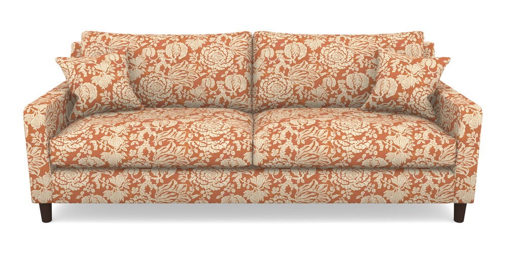 Product photograph of Stopham 4 Seater Sofa In V A Brompton Collection - Flowering Kale - Terracotta from Sofas and Stuff Limited