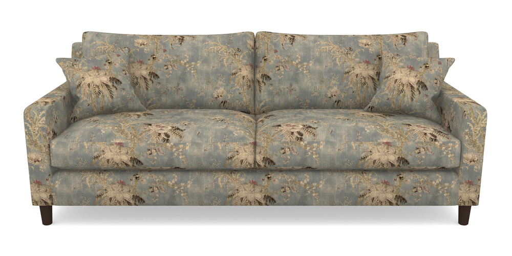 Product photograph of Stopham 4 Seater Sofa In Floral Linen - Zefferino Danish Girl from Sofas and Stuff Limited