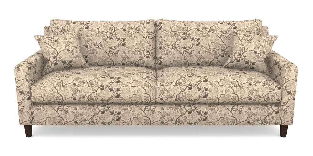 Product photograph of Stopham 4 Seater Sofa In Rhs Collection - Gertrude Jekyll Linen Cotton Blend - Brown from Sofas and Stuff Limited