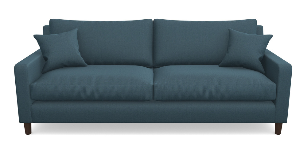 Product photograph of Stopham 4 Seater Sofa In House Velvet - Petrol from Sofas and Stuff Limited