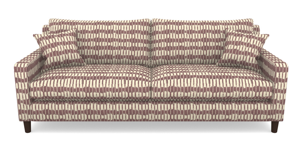 Product photograph of Stopham 4 Seater Sofa In V A Brompton Collection - Ikat - Cacao from Sofas and Stuff Limited