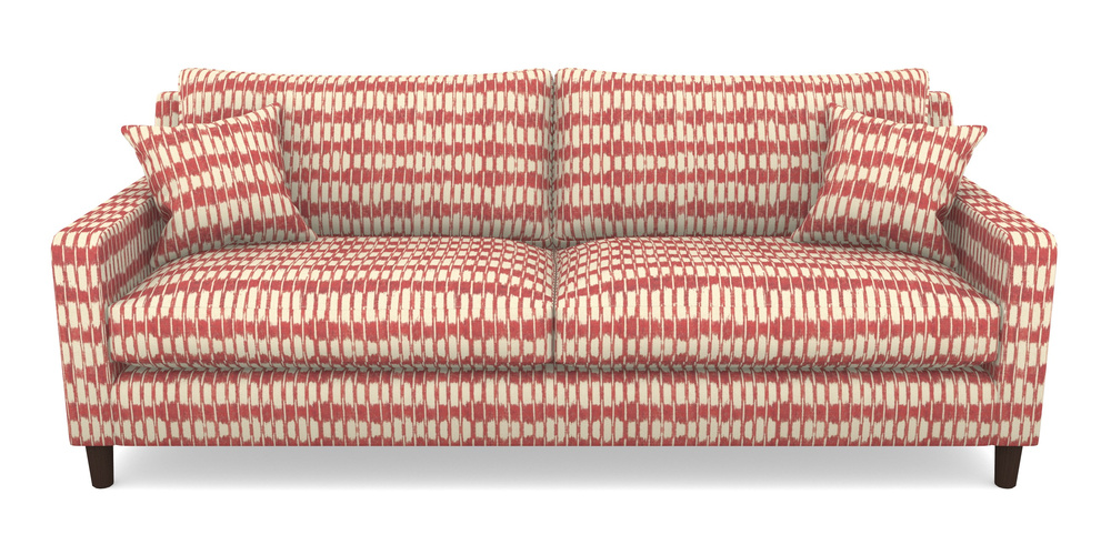 Product photograph of Stopham 4 Seater Sofa In V A Brompton Collection - Ikat - Chilli from Sofas and Stuff Limited
