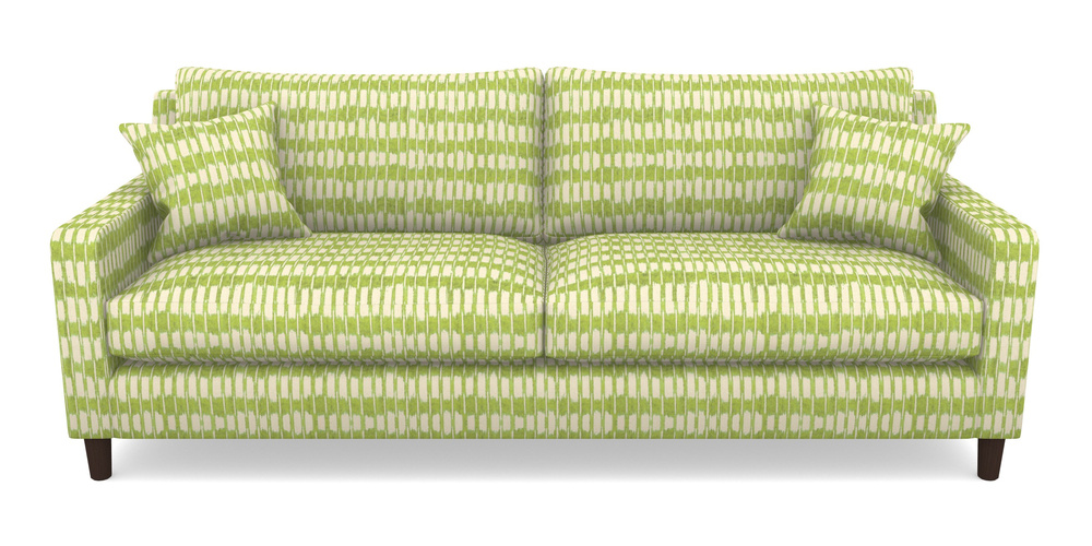 Product photograph of Stopham 4 Seater Sofa In V A Brompton Collection - Ikat - Lime from Sofas and Stuff Limited