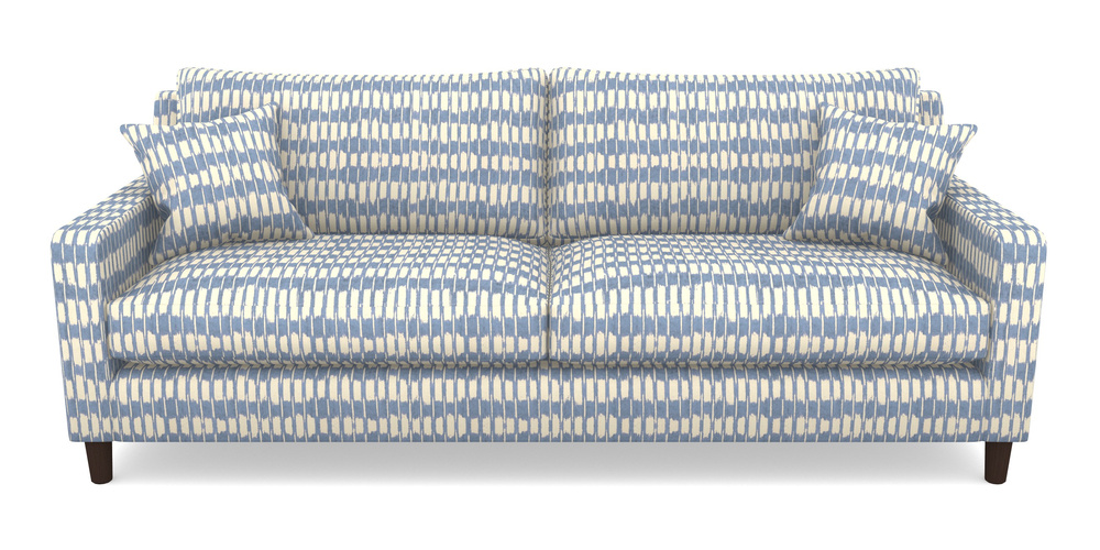 Product photograph of Stopham 4 Seater Sofa In V A Brompton Collection - Ikat - Morning Blue from Sofas and Stuff Limited