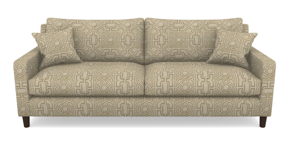 Product photograph of Stopham 4 Seater Sofa In Rhs Collection - Large Knot Garden Linen - Gold from Sofas and Stuff Limited
