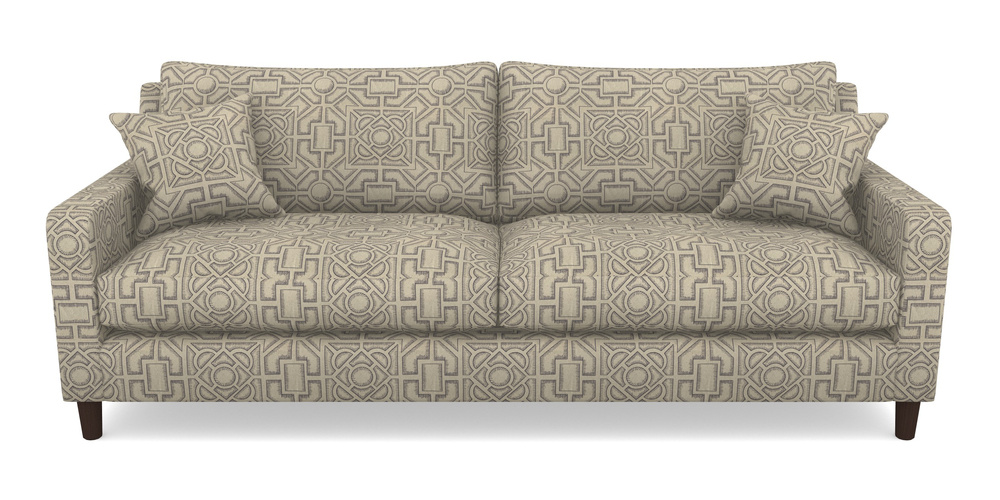 Product photograph of Stopham 4 Seater Sofa In Rhs Collection - Large Knot Garden Linen - Grey from Sofas and Stuff Limited