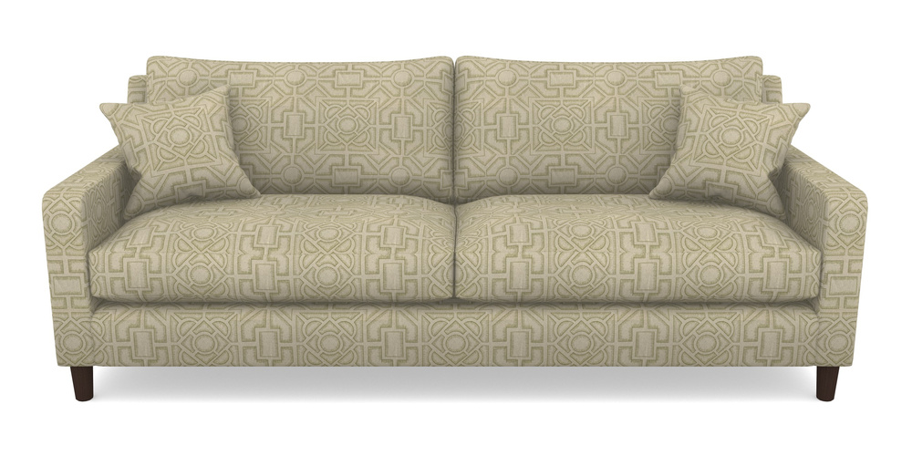 Product photograph of Stopham 4 Seater Sofa In Rhs Collection - Large Knot Garden Linen - Olive from Sofas and Stuff Limited