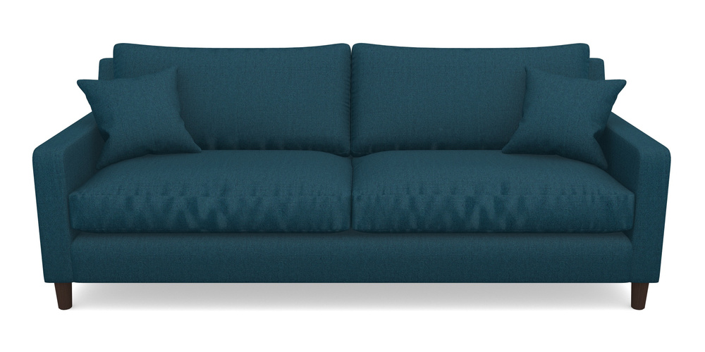 Product photograph of Stopham 4 Seater Sofa In Plain Linen Cotton - Ink Pot from Sofas and Stuff Limited