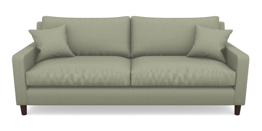 Product photograph of Stopham 4 Seater Sofa In Plain Linen Cotton - Sage from Sofas and Stuff Limited