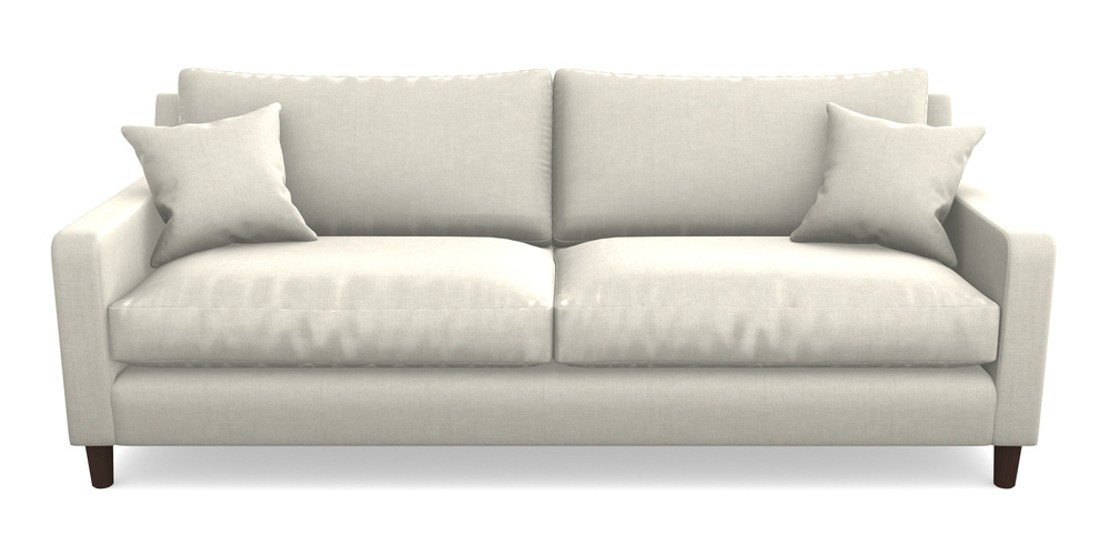 Product photograph of Stopham 4 Seater Sofa In Super Soft Velvet - Linen from Sofas and Stuff Limited