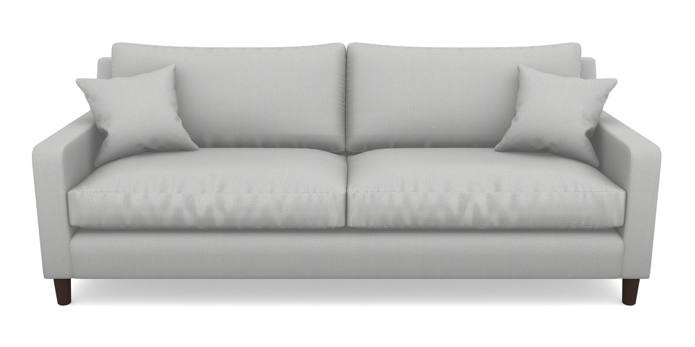 Product photograph of Stopham 4 Seater Sofa In Two Tone Plain - Grey from Sofas and Stuff Limited