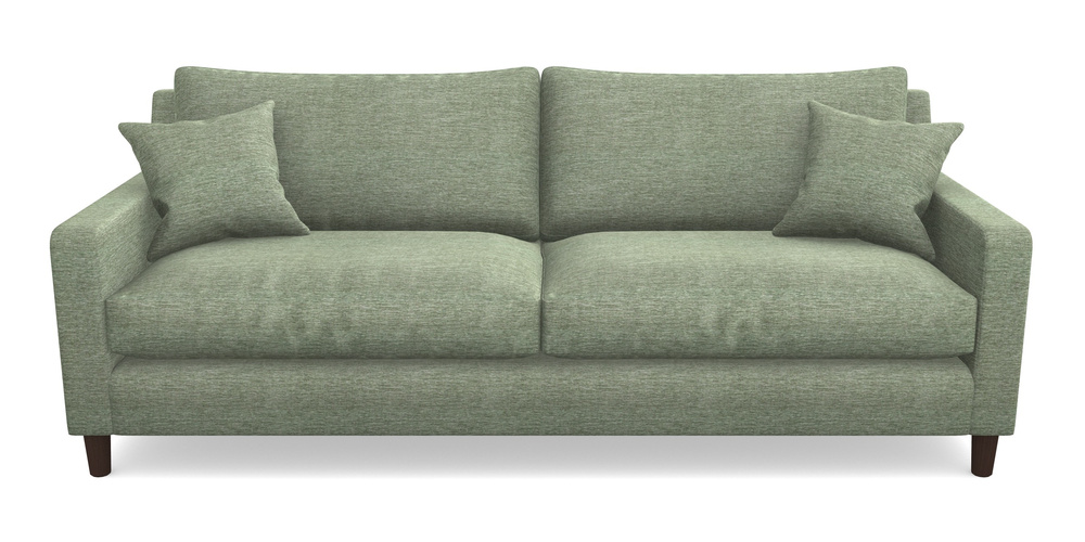 Product photograph of Stopham 4 Seater Sofa In Textured Velvet - Seagrass from Sofas and Stuff Limited