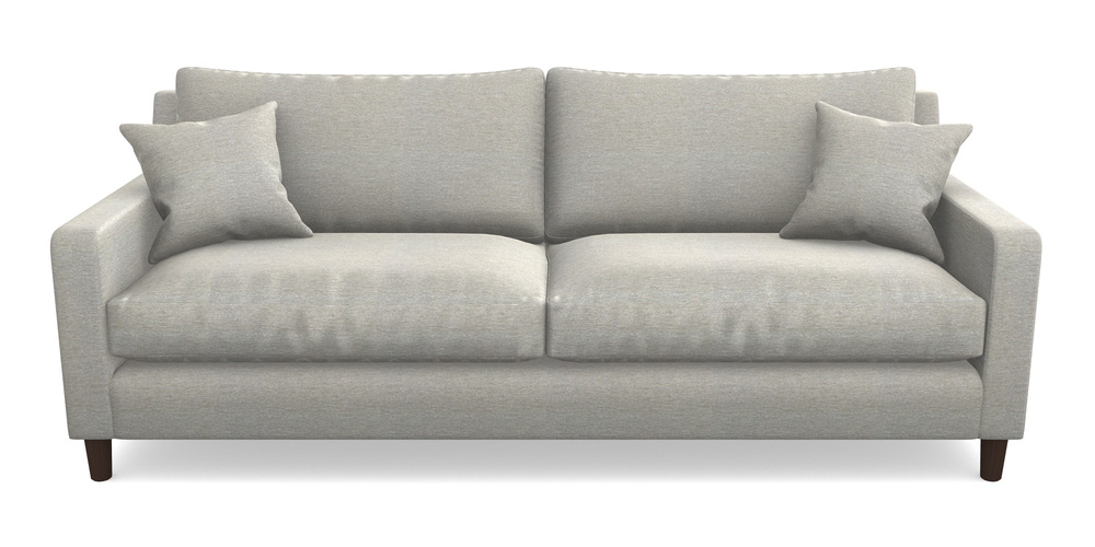 Product photograph of Stopham 4 Seater Sofa In Textured Velvet - Silver from Sofas and Stuff Limited