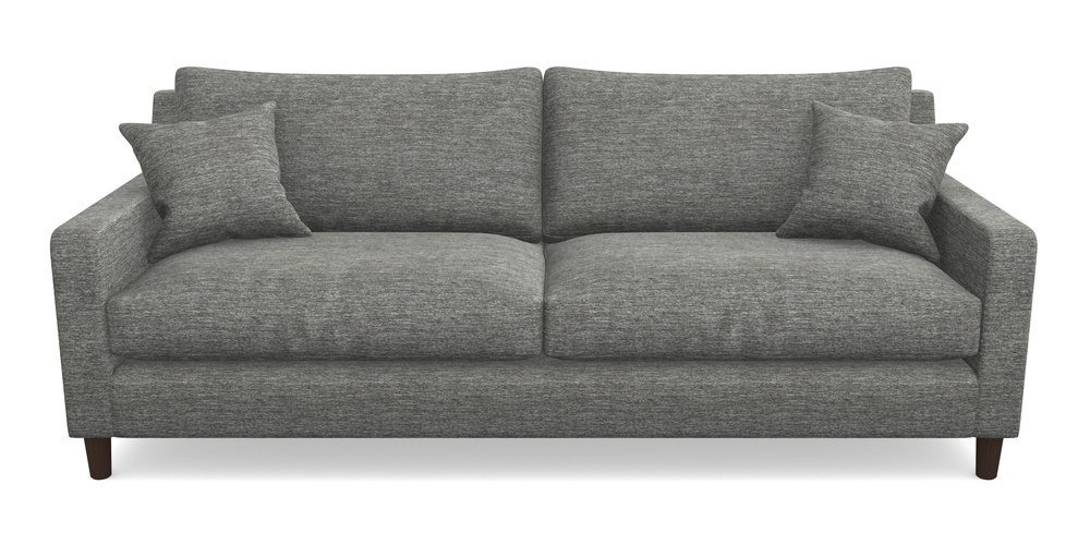 Product photograph of Stopham 4 Seater Sofa In Textured Velvet - Slate from Sofas and Stuff Limited